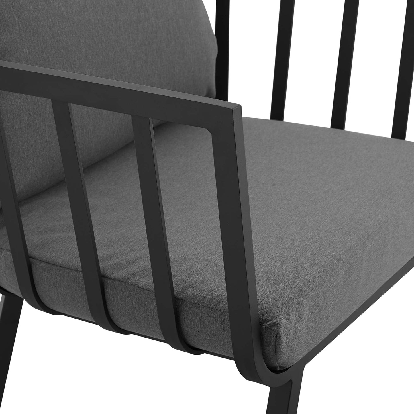 Modway Furniture Riverside 5 Piece Outdoor Patio Aluminum Set by Modway – EEI-3786-SLA-WHI