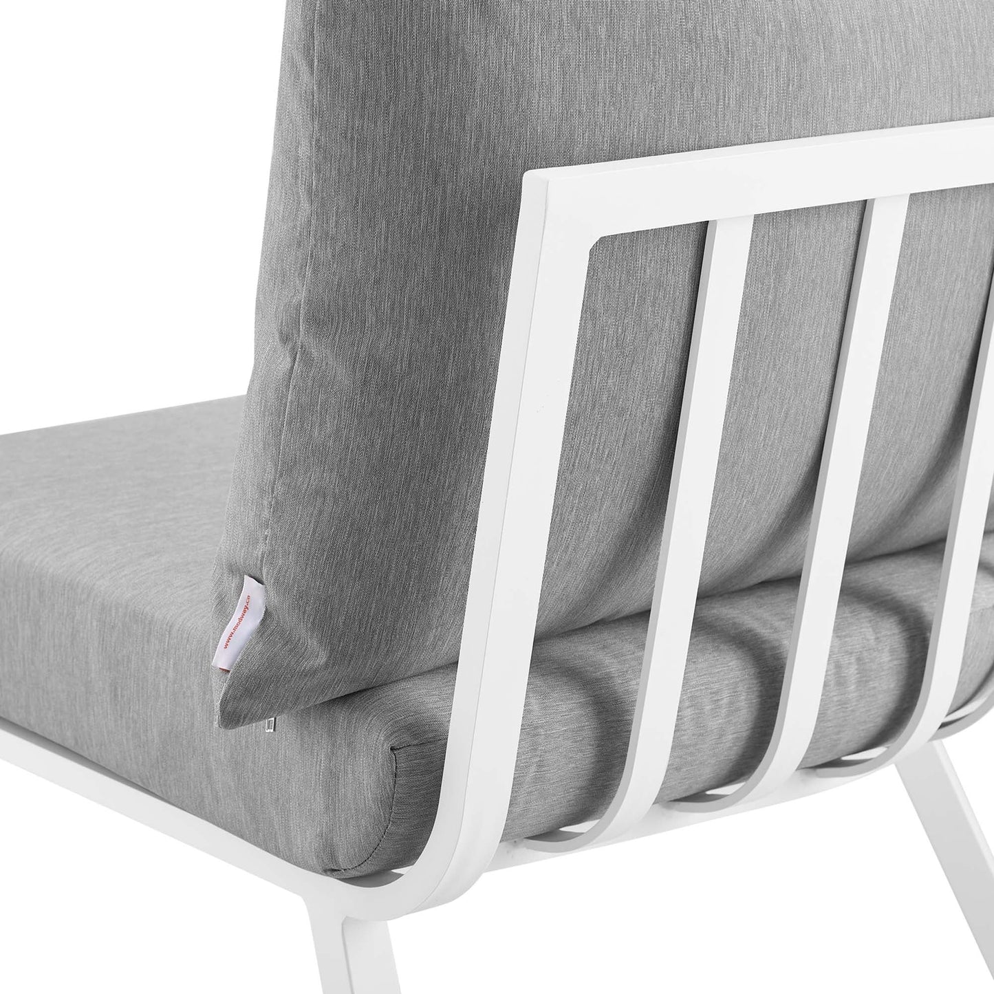 Modway Furniture Riverside 5 Piece Outdoor Patio Aluminum Set by Modway – EEI-3786-SLA-WHI