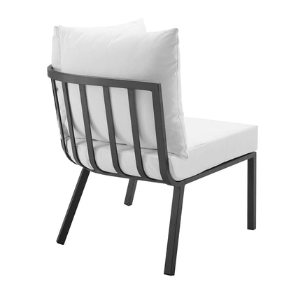 Modway Furniture Riverside 4 Piece Outdoor Patio Aluminum Set by Modway - EEI-3787-WHI-NAV