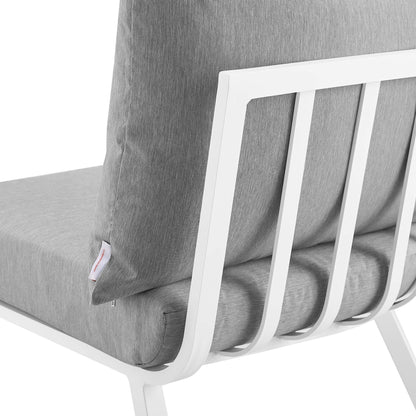 Modway Furniture Riverside 4 Piece Outdoor Patio Aluminum Set by Modway - EEI-3787-WHI-NAV