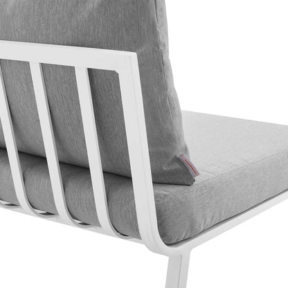 Modway Furniture Riverside 6 Piece Outdoor Patio Aluminum Set by Modway – EEI-3788-SLA-CHA