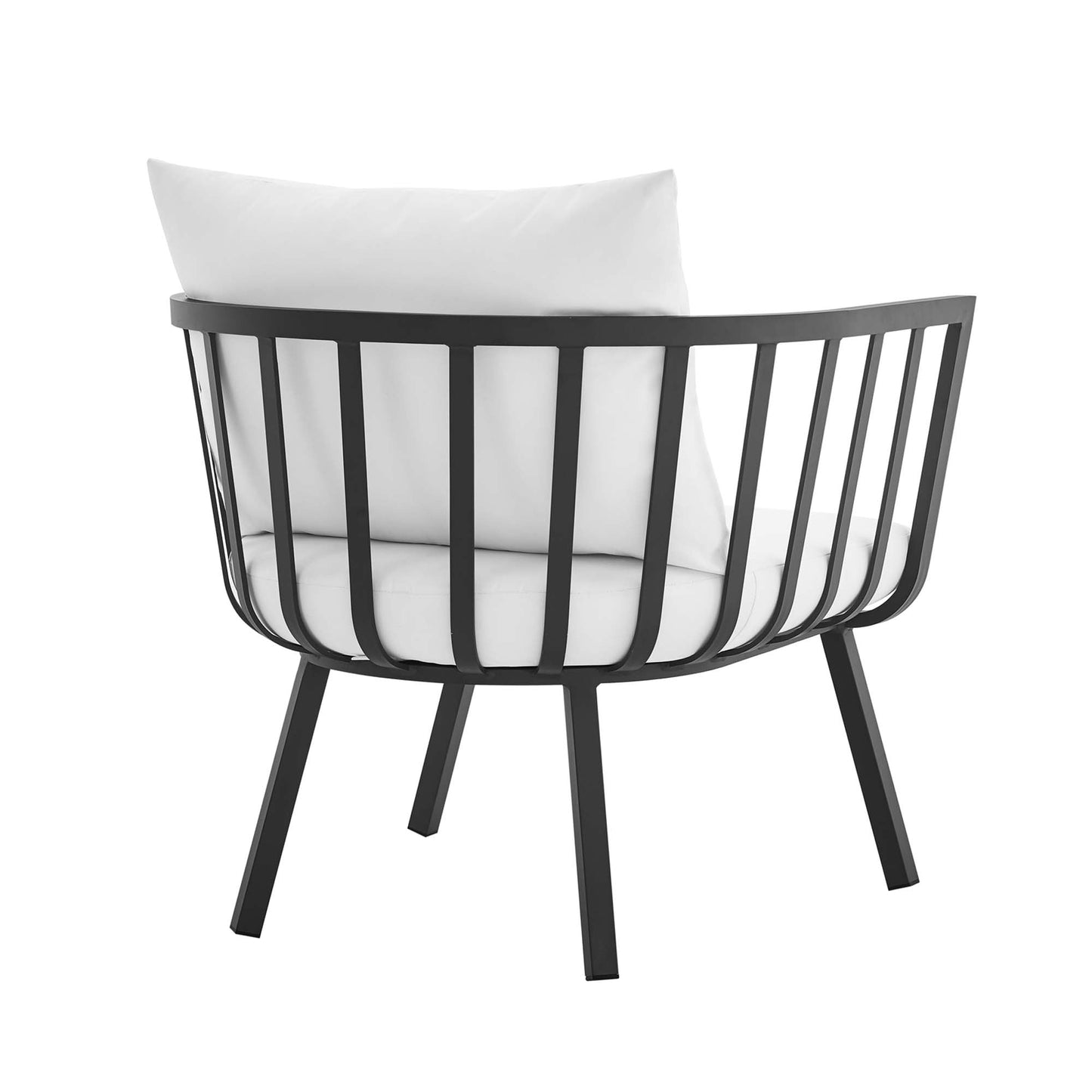 Modway Furniture Riverside 6 Piece Outdoor Patio Aluminum Set by Modway –EEI-3791-WHI-NAV