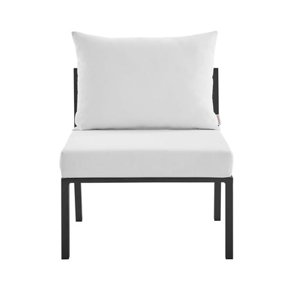 Modway Furniture Riverside 6 Piece Outdoor Patio Aluminum Set by Modway – EEI-3795-SLA-WHI