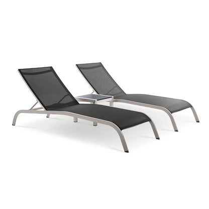 Modway Savannah 3 Piece Outdoor Patio Mesh Set