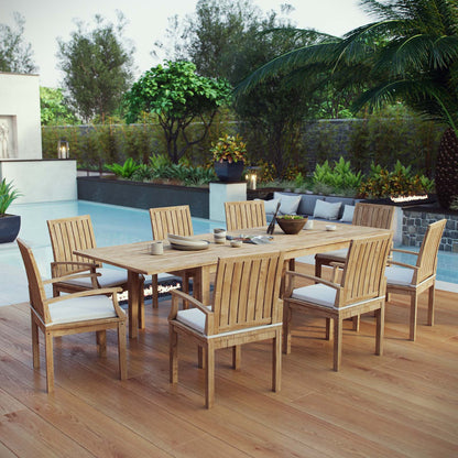 Modway Furniture Marina 7 Piece Outdoor Patio Teak Dining Set by Modway – EEI-3308