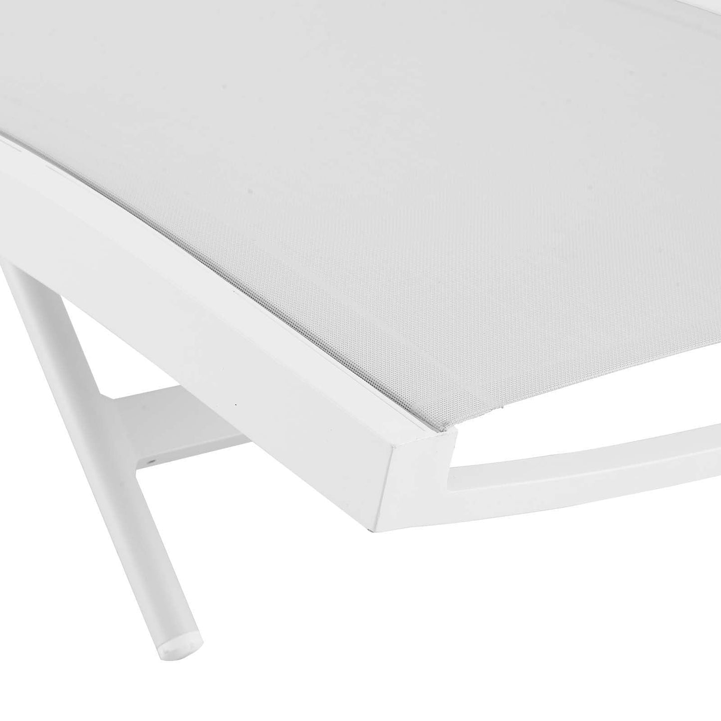 Modway Furniture Glimpse Outdoor Patio Mesh Chaise Lounge Set of 2 - EEI-4038-WHI-GRY
