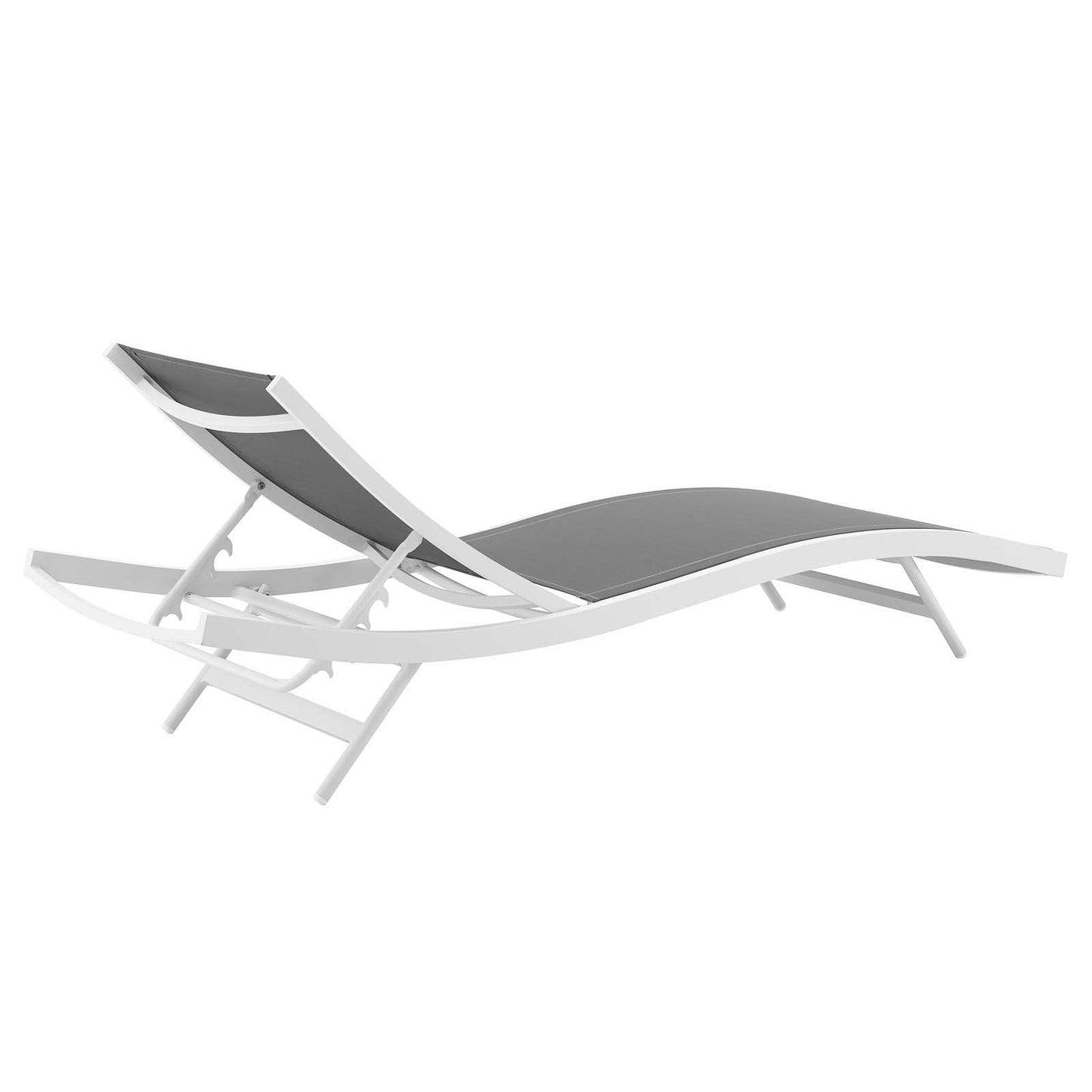 Modway Glimpse Outdoor Patio Mesh Chaise Lounge Set of 4