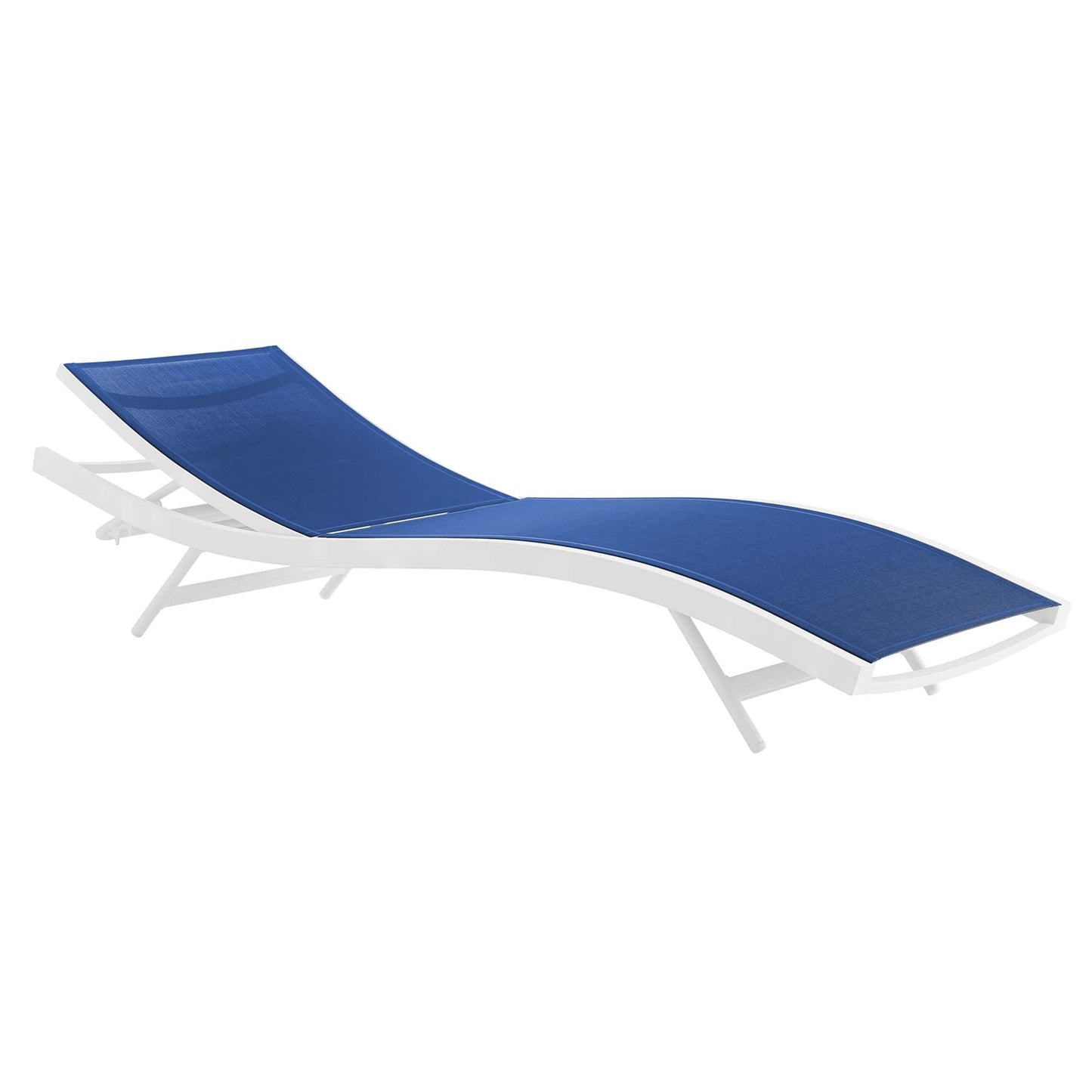 Modway Glimpse Outdoor Patio Mesh Chaise Lounge Set of 4