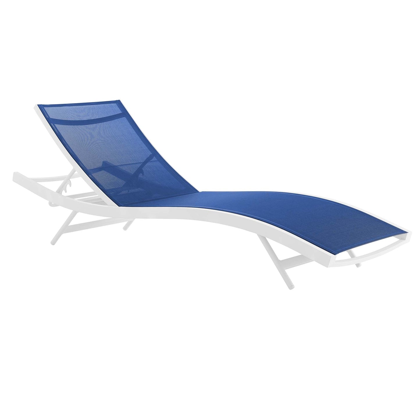 Modway Glimpse Outdoor Patio Mesh Chaise Lounge Set of 4