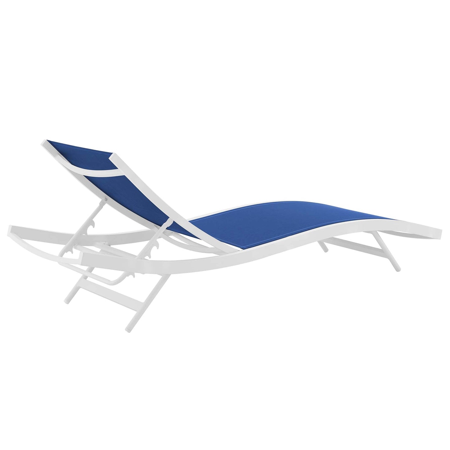 Modway Glimpse Outdoor Patio Mesh Chaise Lounge Set of 4