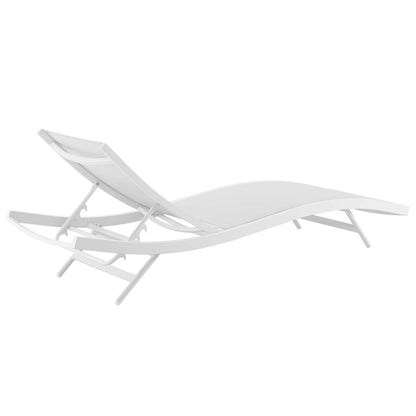 Modway Glimpse Outdoor Patio Mesh Chaise Lounge Set of 4