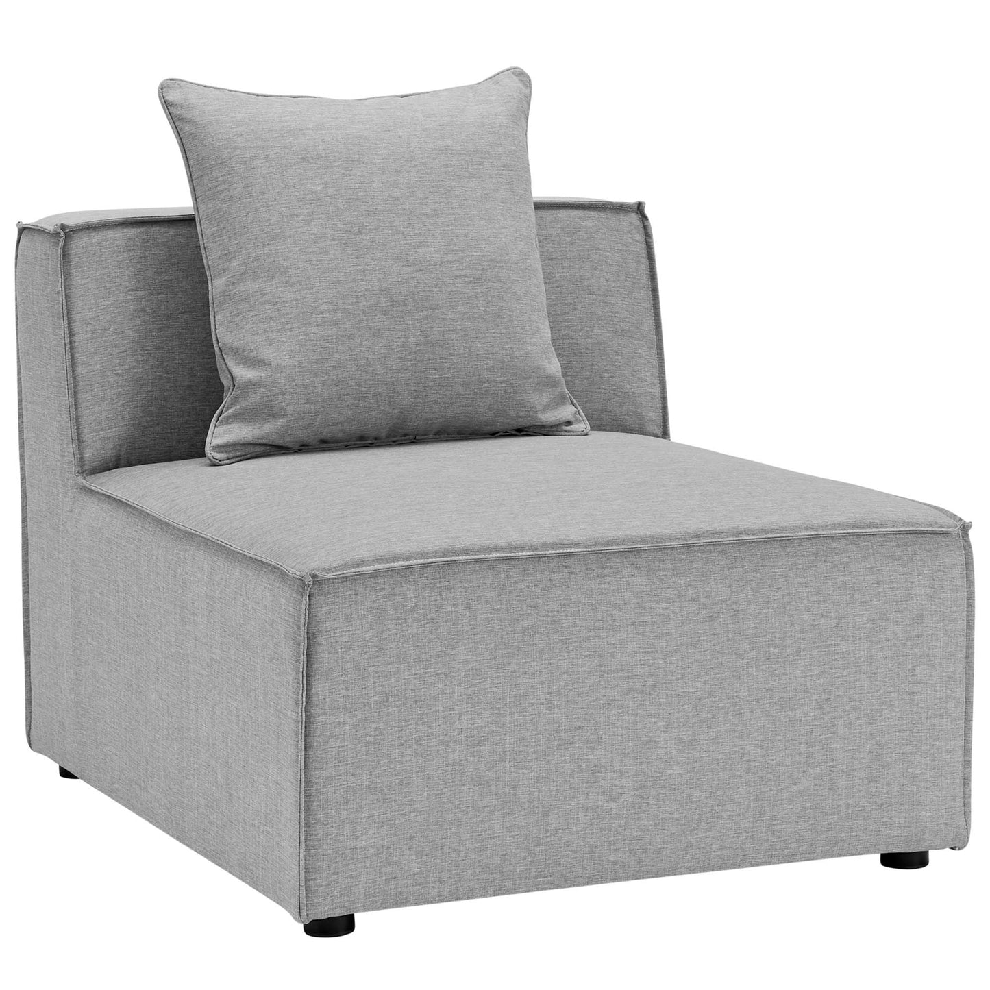 Modway Furniture Saybrook Outdoor Patio Upholstered 6-Piece Sectional Sofa by Modway – EEI-4386
