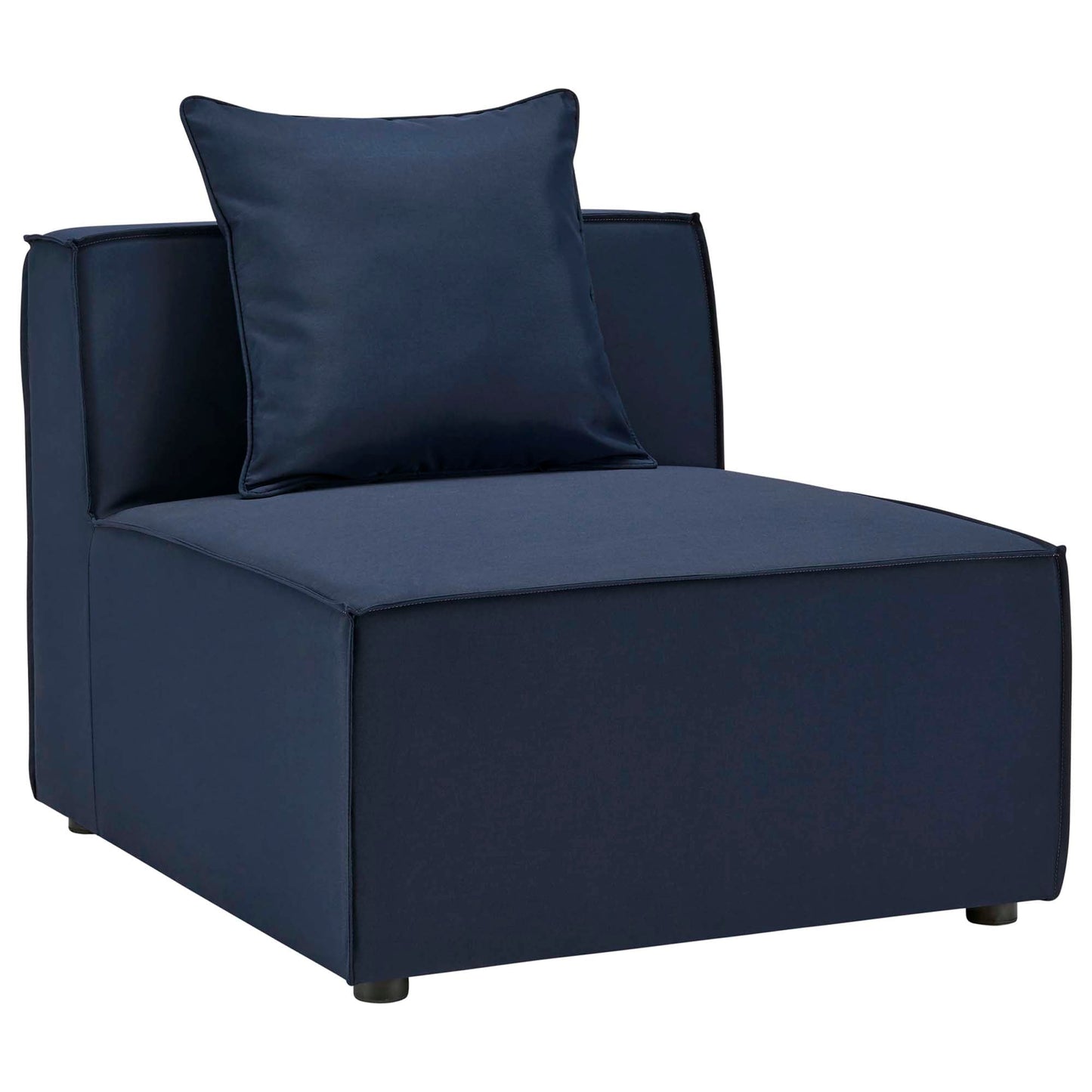 Modway Furniture Saybrook Outdoor Patio Upholstered 7-Piece Sectional Sofa by Modway - EEI-4387-GRY