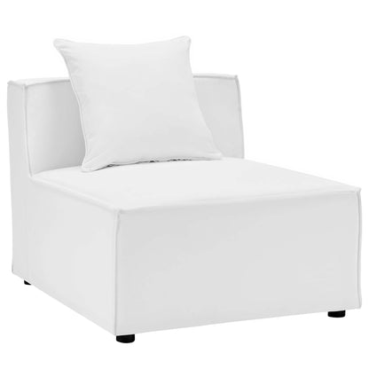 Modway Furniture Saybrook Outdoor Patio Upholstered 7-Piece Sectional Sofa by Modway - EEI-4387-GRY