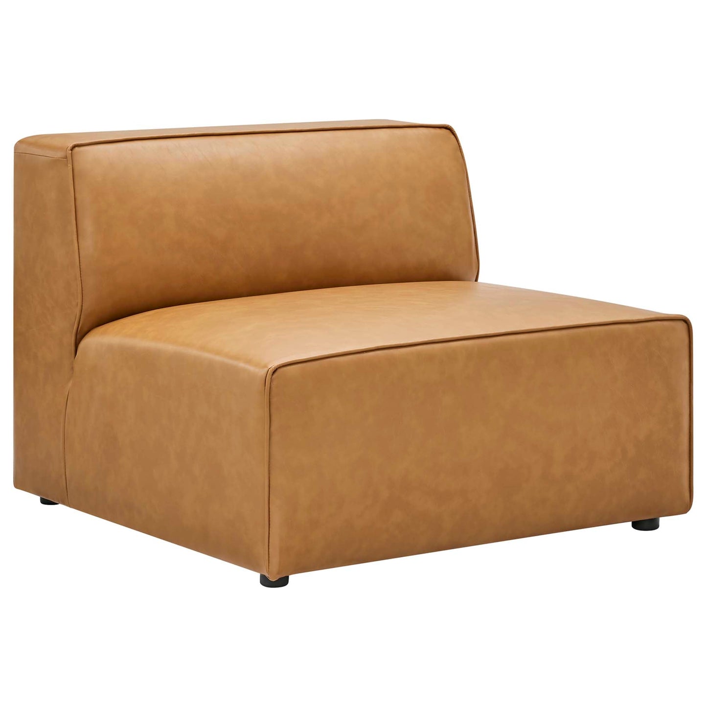 Modway Furniture Mingle Vegan Leather 8-Piece Sectional Sofa Set by Modway - EEI-4799-TAN
