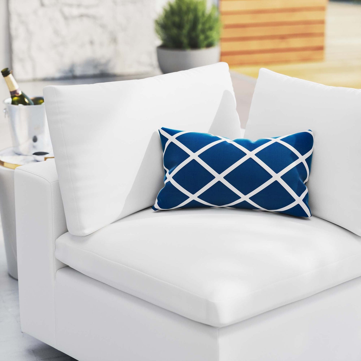 Modway Commix Sunbrella® Outdoor Patio Corner Chair