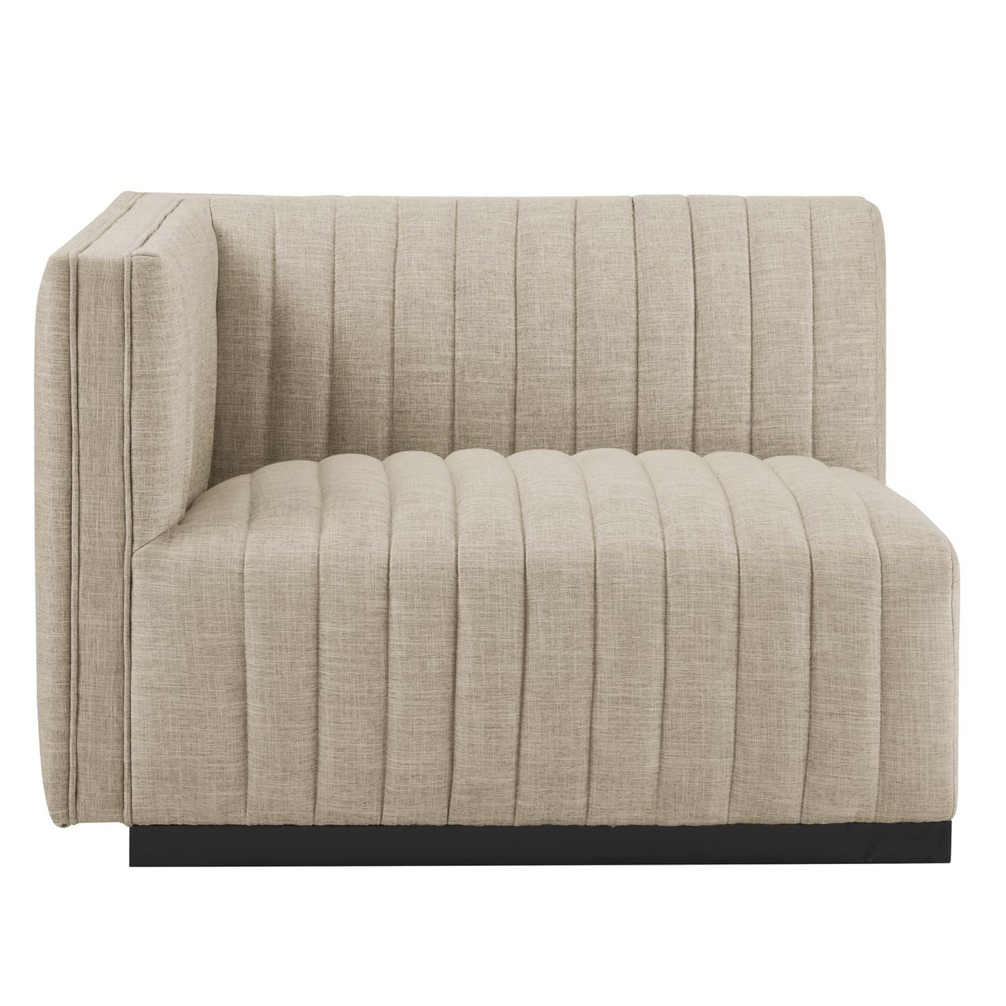 Modway Furniture Conjure 5-Piece Channel Tufted Upholstered Fabric Sectional by Modway – EEI-5796