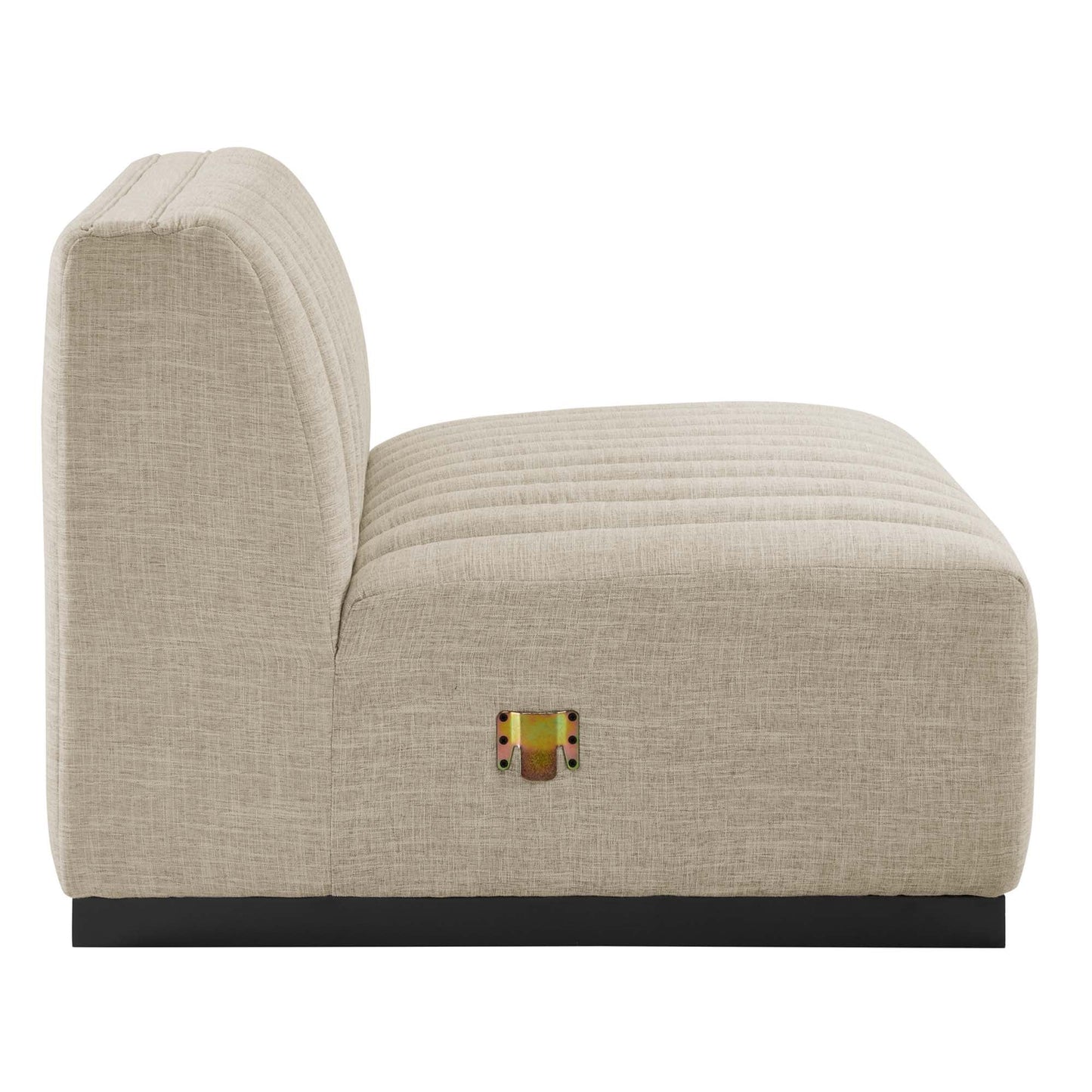 Modway Furniture Conjure 5-Piece Channel Tufted Upholstered Fabric Sectional by Modway – EEI-5796