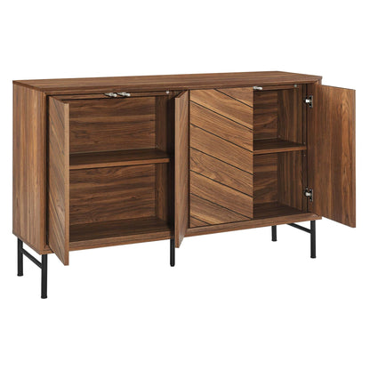 Modway Furniture 59" Harper Chevron Sideboard - EEI-6336-BLK
