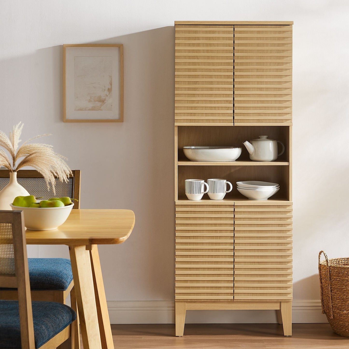Modway furniture Render Tall Bathroom Storage Cabinet - EEI-6852-OAK