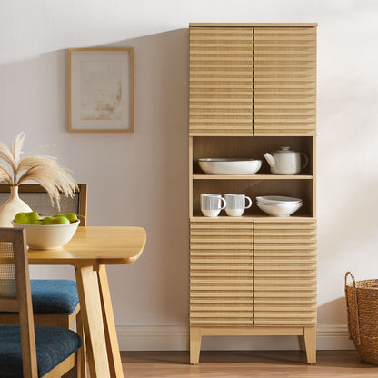 Modway furniture Render Tall Bathroom Storage Cabinet - EEI-6852-OAK
