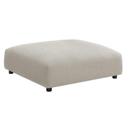 Modway Furniture Solace Modular Upholstered Armless Loveseat and Ottoman Set for Modern Comfort and Style - EEI-7031-SAL