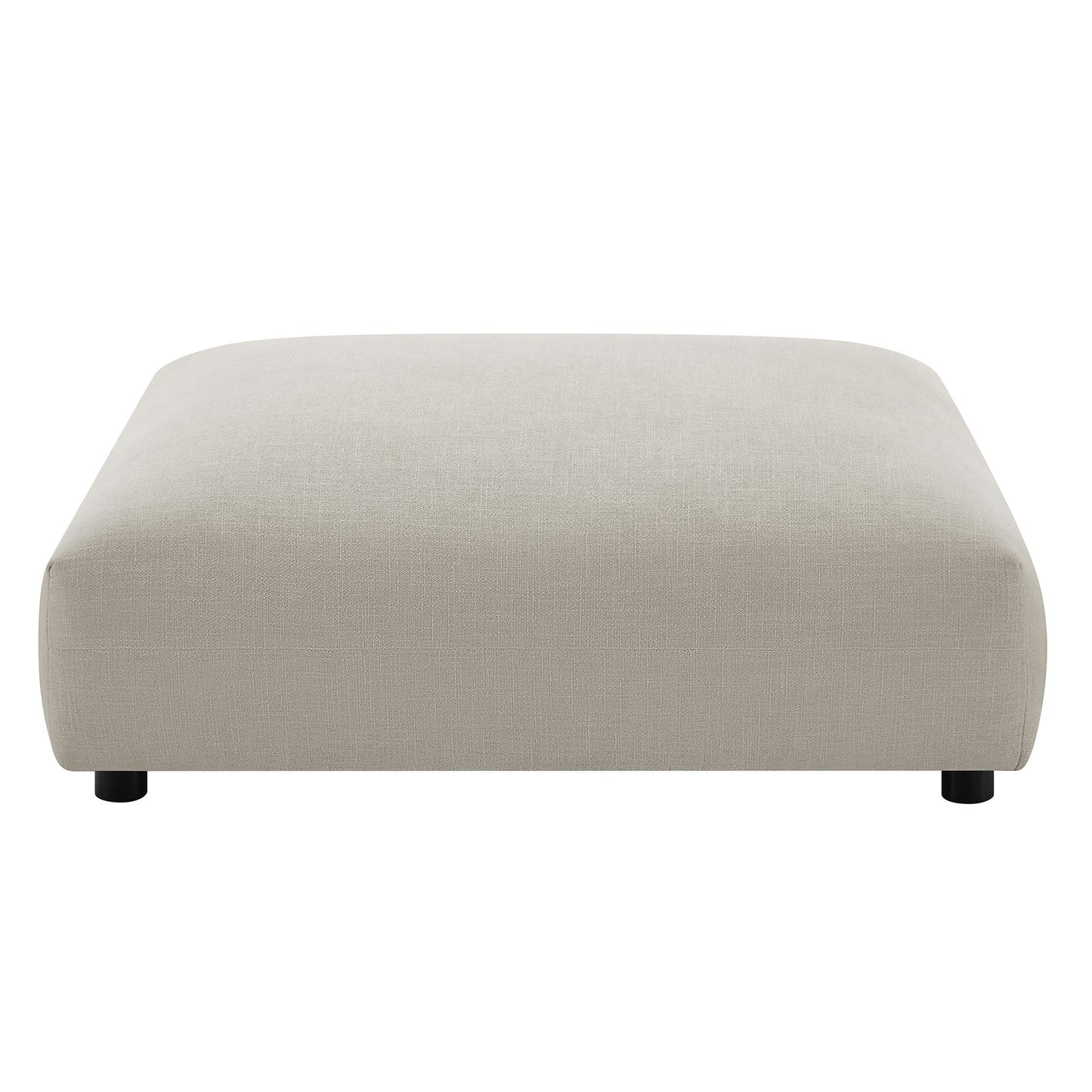 Modway Furniture Solace Modular Upholstered Armless Loveseat and Ottoman Set for Modern Comfort and Style - EEI-7031-SAL