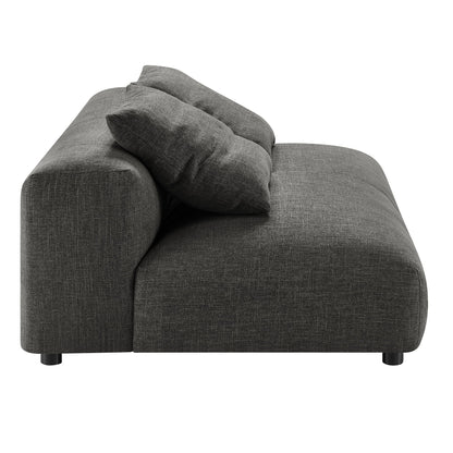 Modway Furniture Solace Modular Upholstered Armless Loveseat – Flexible Comfort for Modern Living Spaces, 800 lbs Capacity - EEI-6891-SAL