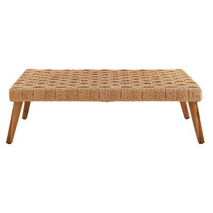 Modway Furniture Thames  4-Piece Outdoor Patio Wicker Rattan Furniture Set - EEI-7135-NAT-LGR