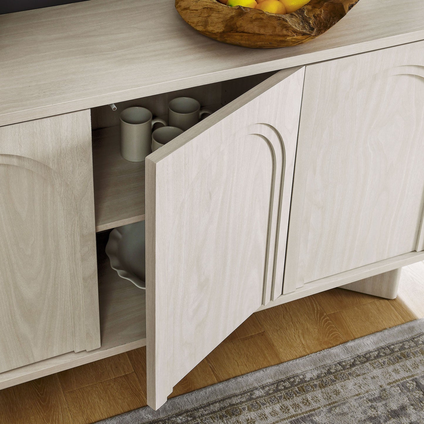 Modway furniture Flux Arched 3-Door Sideboard - EEI-7039-WWA