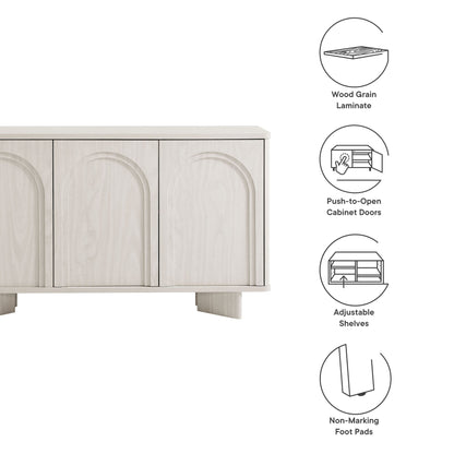 Modway furniture Flux Arched 3-Door Sideboard - EEI-7039-WWA