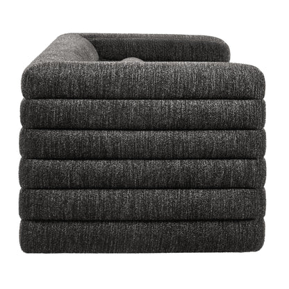 Modway furniture Relle Channel Tufted Boucle Upholstered Sofa - EEI-7136-CHA