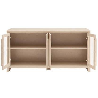 Modway furniture Evren 4-Door Sideboard Storage Display Cabinet - EEI-7287-ASH