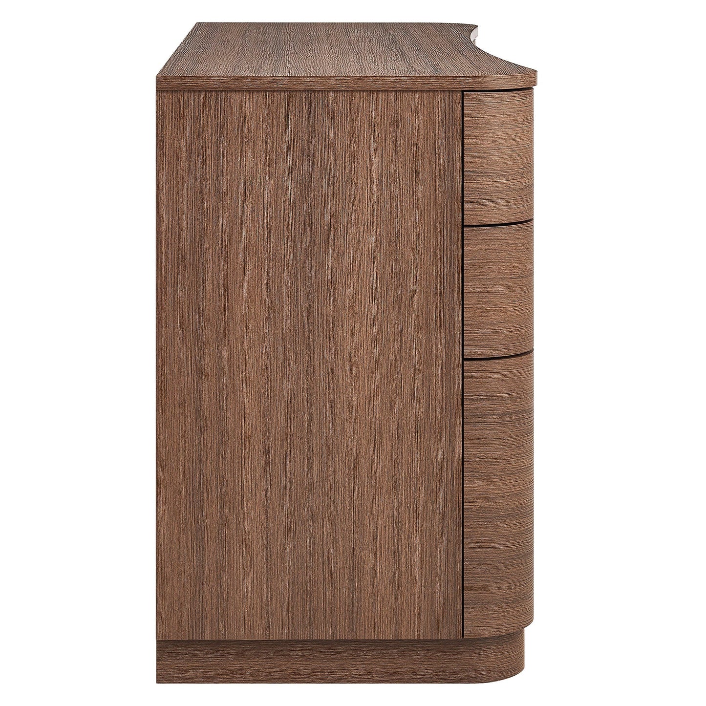 Modway furniture Mirae 55" 6-Drawer Curved Office Desk - EEI-7436-BOA