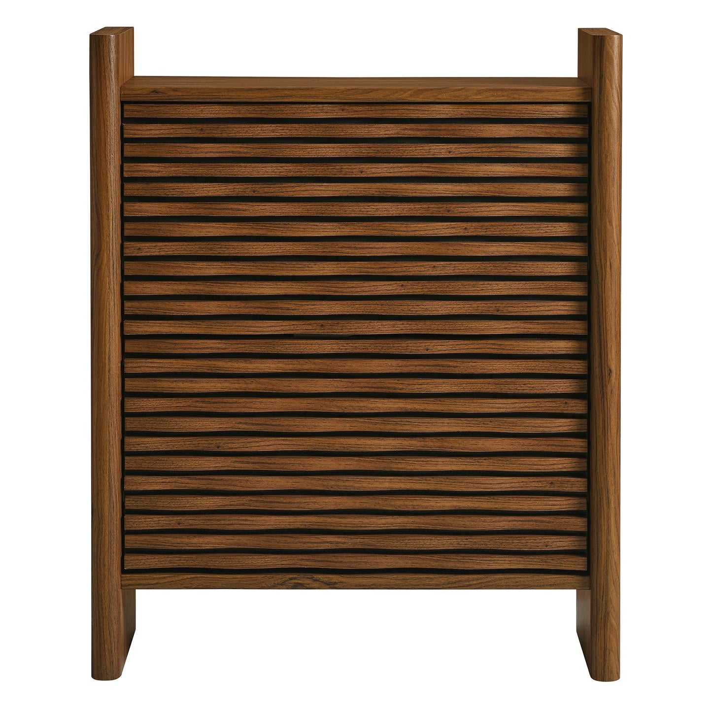 Modway furniture Emric Wave Shoe Cabinet - EEI-7447-WAL