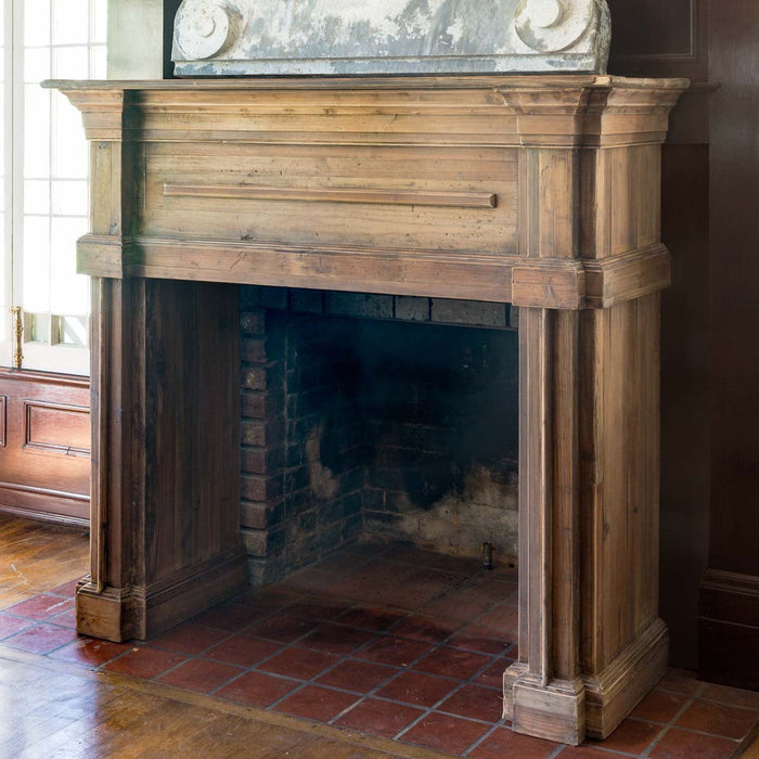 Lovecup Reclaimed Wood Fireplace Mantel L636 - 31331843244130