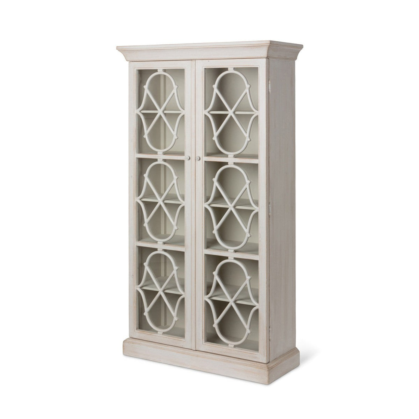 Park Hill Collections Southern Classic Adeline Wood Cabinet with Glass Doors  - EFC20134