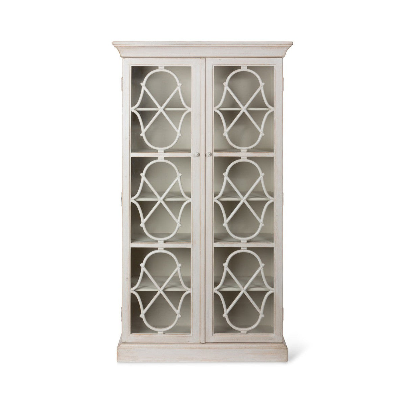 Park Hill Collections Southern Classic Adeline Wood Cabinet with Glass Doors  - EFC20134