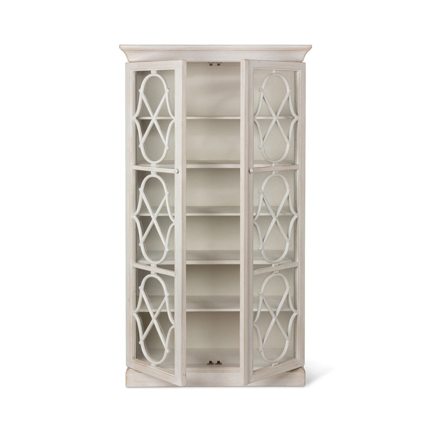 Park Hill Collections Southern Classic Adeline Wood Cabinet with Glass Doors  - EFC20134