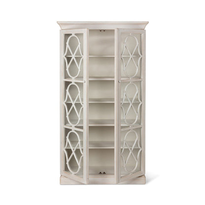 Park Hill Collections Southern Classic Adeline Wood Cabinet with Glass Doors  - EFC20134