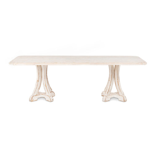 Lovecup Elisa Antique White Dining Table L139 - 39677342613602