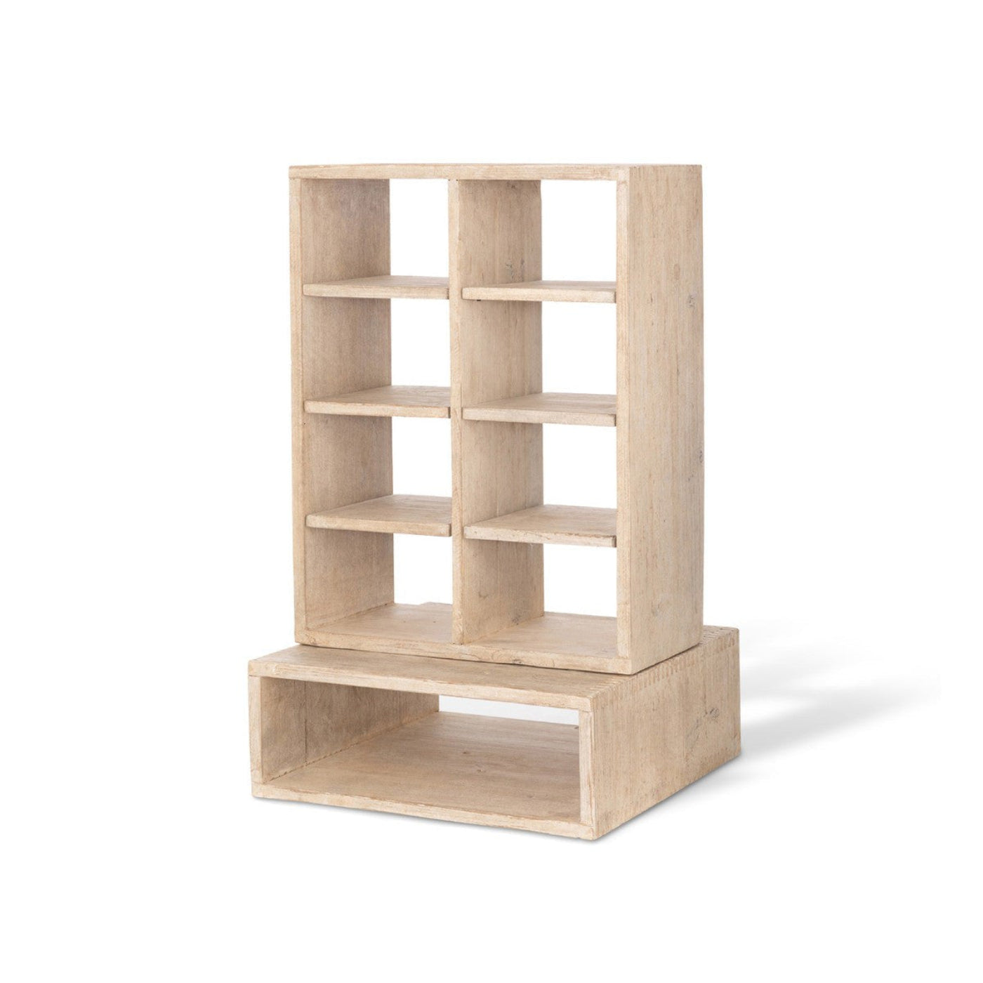 Park Hill Collection Home Fragrance Whitewash Countertop Candle Cabinet - EFC20143