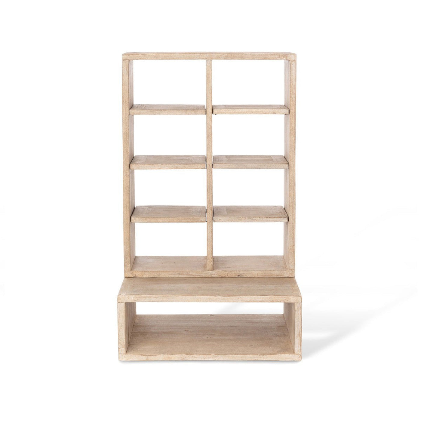 Park Hill Collection Home Fragrance Whitewash Countertop Candle Cabinet - EFC20143