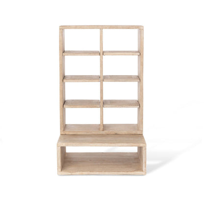 Park Hill Collection Home Fragrance Whitewash Countertop Candle Cabinet - EFC20143