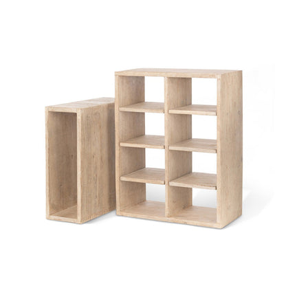 Park Hill Collection Home Fragrance Whitewash Countertop Candle Cabinet - EFC20143