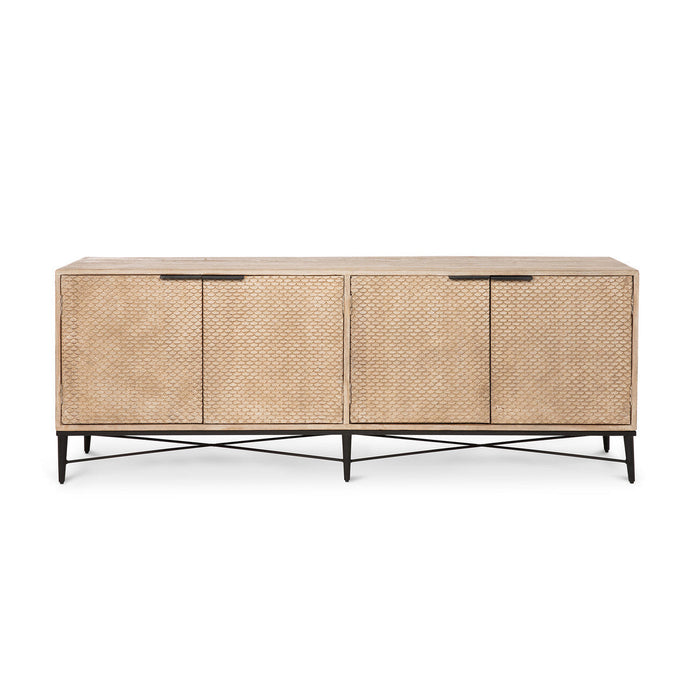 Lovecup Lua Entertainment Console Table Cabinet L145 - 40316452733026