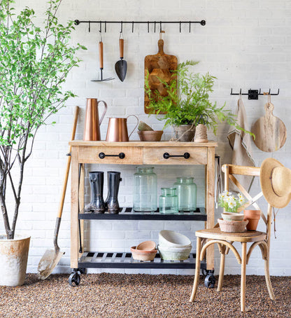 Park Hill Collection Garden Potting Cart - EFC26155