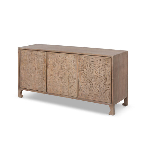 Lovecup Artisan Hand Carved Wood Sideboard L189 - 40216801771618