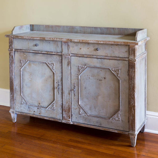 Lovecup Distressed Pale Blue Butler's Cabinet L888 - 31569490149474