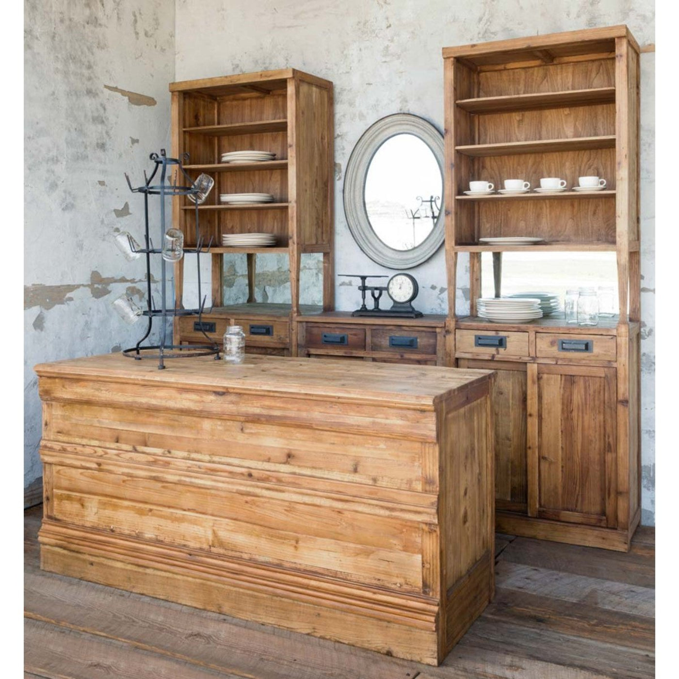 Park Hill Collection Park Hill Pantry & Cafe Vintage Bar Corner Component - EFC81944